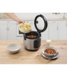 Gorenje Мультиварка, 476Вт, міні, чаша-2л, электронное управл., 5 програм, металл/пластик, черный
