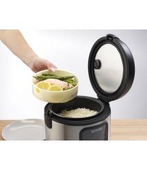 Gorenje Мультиварка, 476Вт, міні, чаша-2л, электронное управл., 5 програм, металл/пластик, черный