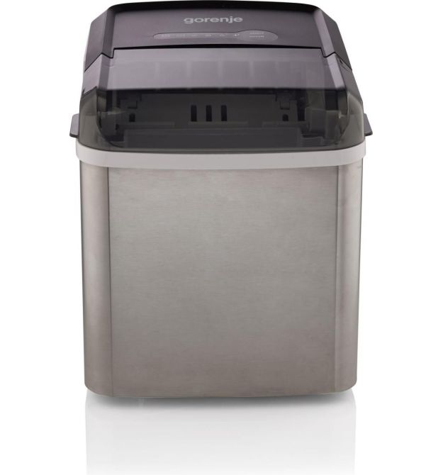 Gorenje Льдогенератор бытовой, 12кг/сутки, 1,3л, дисплей, серебристо - черный