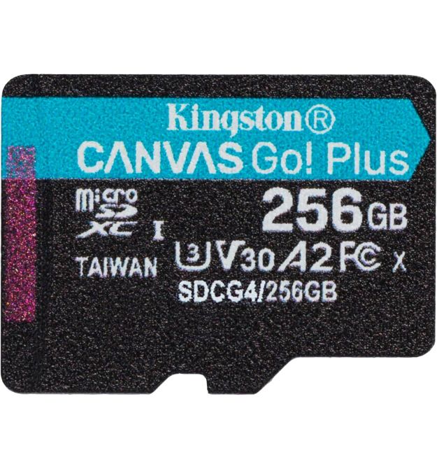 Kingston Карта памяти microSD 256GB C10 UHS-I U3 A2 V30 R200/W160MB/s