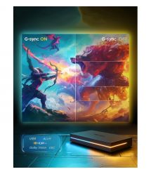 Govee Набір адаптивного підсвічування H8604 AI Sync Box Kit 2 55-65', RGBWIC, WI-FI/Bluetooth, черный