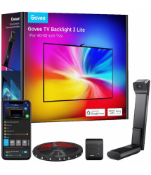 Govee Набор адаптивной подсветки H6097 Backlight 3 Lite 40-50', RGBICW, WI-FI/Bluetooth, черный