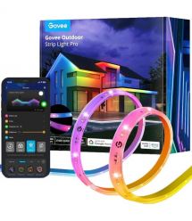 Govee Лента светодиодная умная H70A1 Phantasy Outdoor LED, 10м, RGBICWW, WI-FI/Bluetooth, белый