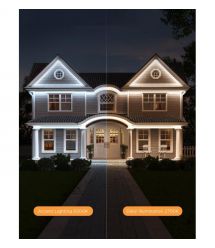Govee Лента светодиодная умная H70A1 Phantasy Outdoor LED, 10м, RGBICWW, WI-FI/Bluetooth, белый