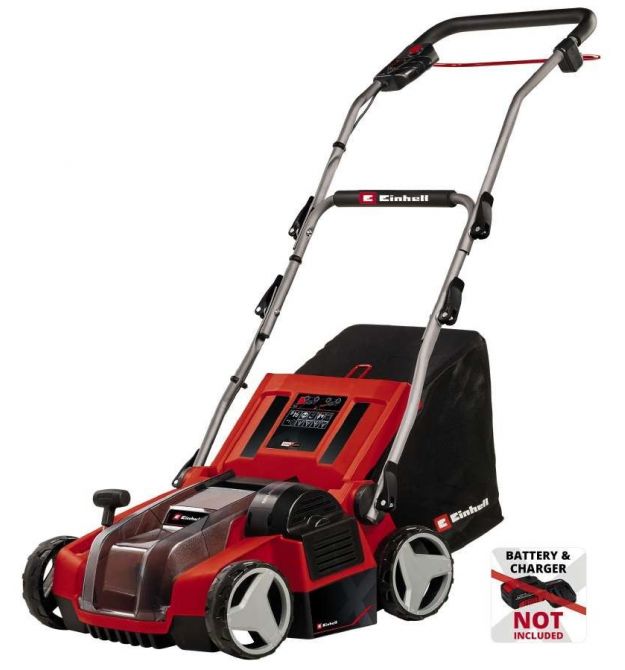 Einhell Аэратор-скарификатор аккумуляторный GE-SA 36/35 Li - Solo 36В 35см бесщеточные ножи 16шт 11.31кг (без АКБ и ЗУ)