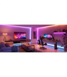 Govee Лента светодиодная умная H6641 Neon Rope Light for Wall Lining, 5м, RGBIC, WI-FI/Bluetooth, белый
