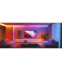 Govee Лента светодиодная умная H6641 Neon Rope Light for Wall Lining, 5м, RGBIC, WI-FI/Bluetooth, белый