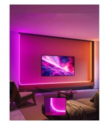 Govee Лента светодиодная умная H6641 Neon Rope Light for Wall Lining, 5м, RGBIC, WI-FI/Bluetooth, белый