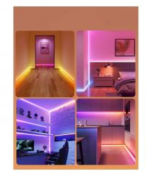 Govee Лента светодиодная умная H6641 Neon Rope Light for Wall Lining, 5м, RGBIC, WI-FI/Bluetooth, белый