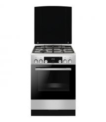 Hansa Плита комби, 77л, 60x60см, дисплей, конвекция, чугун, нерж