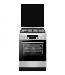 Hansa Плита комби, 77л, 60x60см, дисплей, конвекция, чугун, нерж