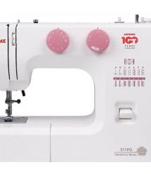 Janome Швейная машина 311PG, электромех., 60Вт, 15 шв.оп., петля полуавтомат, белый