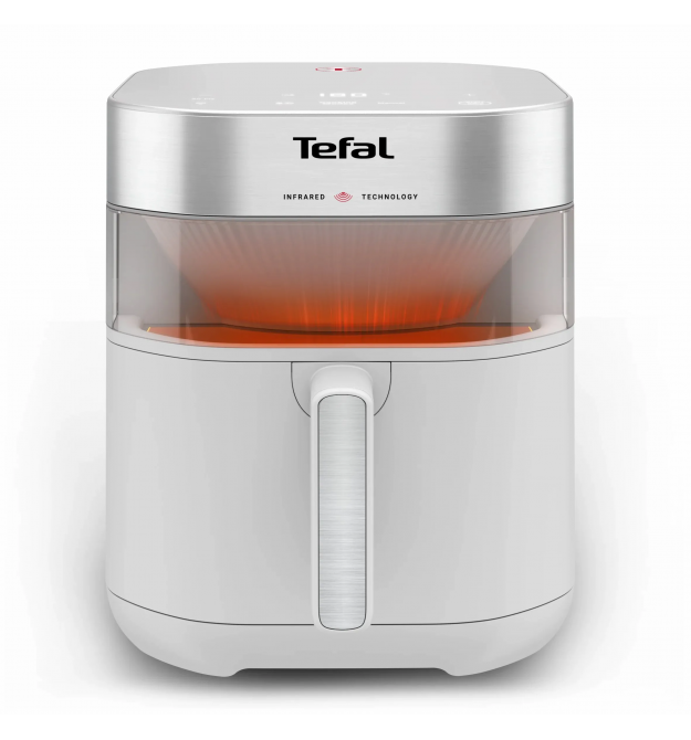 Tefal Мультипечь Easy Fry Infrared, 1500Вт, чаша-7л, сенсорное управл., 8 программ, пластик, светло-серый