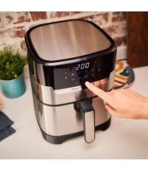 Tefal Мультипіч OBH Nordica EasyFry&Grill, 1550Вт, чаша-4.2л, сенс. управл, от 40°C до 200°C, пластик, чорно-серый