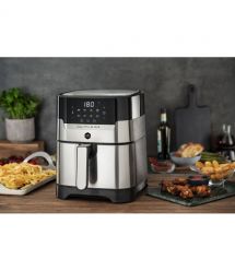 Tefal Мультипіч OBH Nordica EasyFry&Grill, 1550Вт, чаша-4.2л, сенс. управл, от 40°C до 200°C, пластик, чорно-серый