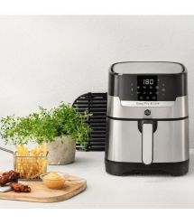 Tefal Мультипіч OBH Nordica EasyFry&Grill, 1550Вт, чаша-4.2л, сенс. управл, от 40°C до 200°C, пластик, чорно-серый