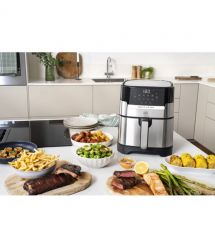 Tefal Мультипіч OBH Nordica EasyFry&Grill, 1550Вт, чаша-4.2л, сенс. управл, от 40°C до 200°C, пластик, чорно-серый