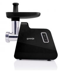 Gorenje Мясорубка, 1700Вт, 2.3кг/мин, 2 решетки, пластик/металл, черный