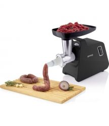 Gorenje Мясорубка, 1700Вт, 2.3кг/мин, 2 решетки, пластик/металл, черный