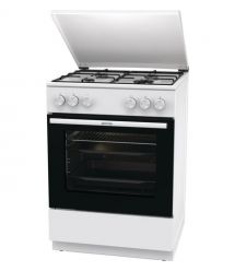 Gorenje Плита газовая, 72л, 60x60см, эмалированные, с крышкой, белый