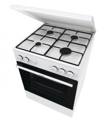 Gorenje Плита газовая, 72л, 60x60см, эмалированные, с крышкой, белый