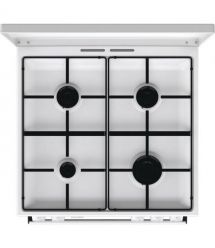 Gorenje Плита газовая, 72л, 60x60см, эмалированные, с крышкой, белый