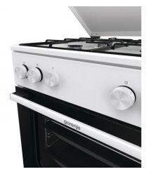 Gorenje Плита газовая, 72л, 60x60см, эмалированные, с крышкой, белый