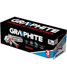 Graphite Шлифмашина угловая 125мм 900Вт 12000об/мин 1.8кг