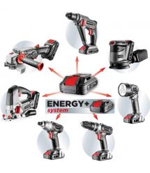 Graphite Шлифмашина эксцентриковая аккумуляторная Energy + 125мм 18В 9000об·мин 1.1кг без АКБ и ЗП