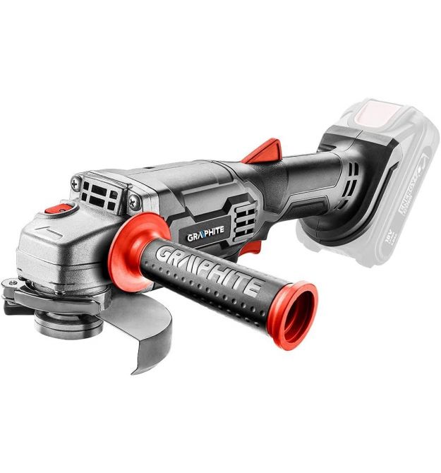 Graphite Шлифмашина угловая аккумуляторная Energy + 115мм 18В 10000об·мин 1.5кг без АКБ и ЗП