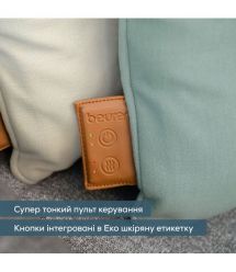 Beurer Масажная подушка для плечей, шеи, спины, ног, литий-ионный аккум., сменный чехол, серый