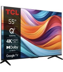 TCL Телевизор 55" QLED 4K 60Hz Smart Google TV Titan