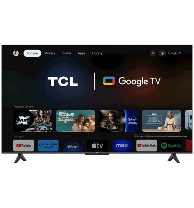 TCL Телевизор 75" LED 4K 60Hz Smart Google TV Titan