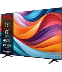 TCL Телевизор 75" QLED 4K 60Hz Smart Google TV Titan