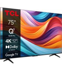 TCL Телевизор 75" QLED 4K 60Hz Smart Google TV Titan