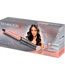 Remington Плойка Keratin Protect конусная , 48Вт, темп.режимов-5, D-19-28mm, 150-210С, керамика, серебристый