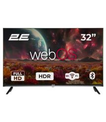 2E Телевизор 32" LED FHD 60Hz Smart WebOS Black