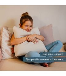 Beurer Масажная подушка для плечей, шеи, спины, ног, литий-ионный аккум., сменный чехол, вес - 1,85кг, бежевый