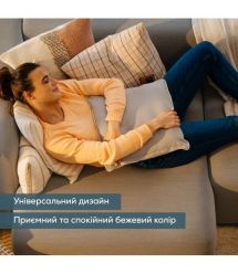 Beurer Масажная подушка для плечей, шеи, спины, ног, литий-ионный аккум., сменный чехол, вес - 1,85кг, бежевый