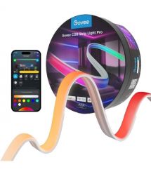 Govee Лента светодиодная умная H61E5 COB Strip Light Pro, 3м, RGBIC+W, WI-FI/Bluetooth, белый