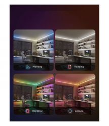 Govee Лента светодиодная умная H61E5 COB Strip Light Pro, 3м, RGBIC+W, WI-FI/Bluetooth, белый