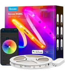 Govee Лента светодиодная умная H612C Strip Light S With Protective Coating, 10м, RGBICW, WI-FI/Bluetooth, білий