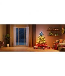 Govee Герлянда Smart LED H80C4 Christmas String Lights 2, RGBWIC, 20м, кабель прозорий