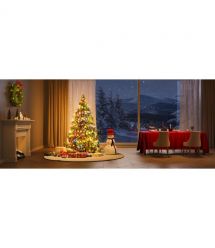 Govee Герлянда Smart LED H80C4 Christmas String Lights 2, RGBWIC, 20м, кабель прозорий