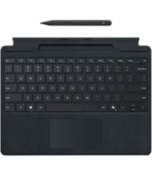 Microsoft Клавиатура со стилусом для Surface Pro 11 черная