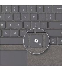 Microsoft Клавиатура со стилусом для Surface Pro 11 черная