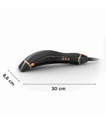 Rowenta Фен Ultimate Experience Air Motion, 1300Вт, режимов-3, иониз-я, хол. обдув, черный