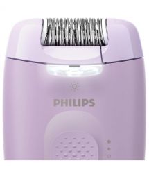Philips Эпилятор Series 2000 дисковый, от сети, сух., с подсветкой, насадок-3, фиолетовый