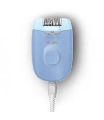 Philips Эпилятор Series 2000 дисковый, от сети, сух., с подсветкой, насадок-2, голубой