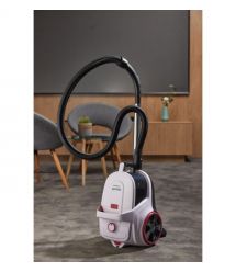 Gorenje Пылесос контейнерный, 850Вт, конт пыль -3л, HEPA, телескопич трубка, белый